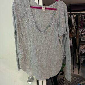 Grey free people thermal